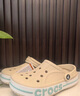 卡骆驰crocs洞洞鞋贝雅卡骆班轻便耐磨一脚蹬休闲鞋|205089 冬日白/彩色-1LI 37 /38(230mm) 实拍图
