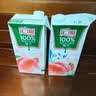 汇源  果汁 100%果汁 1L*2盒 桃汁苹果汁阳光柠檬葡萄汁 1L*2盒（橙汁+苹果汁） 实拍图
