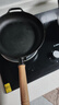 九鼎铸匠铸铁多功能平底锅烙饼煎炸不易粘锅无涂层耐热家用生铁煎锅旗舰 平底煎锅 27cm 九鼎铸匠 实拍图