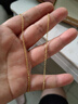 CRD克徕帝18K金项链女素链K黄送女友锁骨链生日礼物一口价 【KX00019Y-O字链】K黄/约2g 实拍图