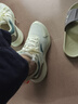 安踏男鞋运动鞋2025冬季男士软底厚网保暖跑步鞋轻便休闲鞋子男款 【爆款热销男鞋】白/远足绿-3 42.5 (265mm) 实拍图