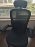 椅品汇电脑椅子人体工学座椅办公室家用电竞舒适久坐学习弓形书桌护腰椅 【四向调节腰托】黑框黑 带头枕 实拍图