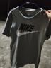 耐克(NIKE)男短袖T恤 纯棉 运动休闲 经典简约AR5005-063调暗灰M 实拍图