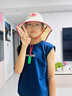 kocotreekk树儿童防晒帽防紫外线宝宝遮阳帽夏季男童女童太阳帽沙滩大帽檐 实拍图