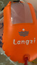 浪姿（LangZi） 跟屁虫游泳包双气囊防溺水游泳装备漂流浮标户外水中可接电话 橙色 28L 实拍图