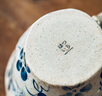 同合日本进口蓝染山茶花茶壶日式复古小清新陶瓷过滤泡茶壶下午茶茶具 蓝染花茶壶【配茶滤】 330ml 实拍图