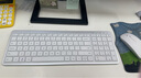 B.O.W 航世 HW198D无线键盘鼠标套装 商务办公安静键鼠套装超薄轻音充电台式电脑笔记本男女生 2.4G无线充电键盘+鼠标【银白】 实拍图