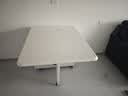 全友家居简约奶油风折叠餐桌椅组合套装吃饭桌子办公桌收纳小户型客厅 实拍图