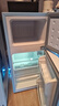 长城（GREAT WALL FRIDGE）家用迷你小冰箱小型冷冻冷藏保鲜宿舍出租房办公室节能省电双开门电冰箱 缇芙妮蓝70L【一级能效 全国联保】 实拍图