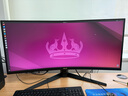 华硕VG34WQML5A战影34英寸电竞显示器2K WQHD曲面带鱼屏HVA 250Hz高刷HDR400 95%DCI-P3广色域HDMI2.1 实拍图