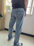 Levi's李维斯冰酷系列25新款男士502锥型凉感防晒蓝色牛仔裤 浅蓝色 36 (32) 实拍图