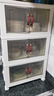 懒人空间免安装小碗柜厨房置物架碗架碗筷餐具收纳柜厨房用具防尘收纳架 【加粗边柱】45CM三层-万向轮 免安装可折叠/货架承重/散架包赔 实拍图