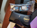 砾石防辐射眼镜 防蓝光男女平光镜电脑手机护目镜 电竞游戏可定近视镜 豹纹-0度防蓝光护目 实拍图