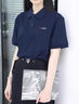 源于衣夏季工作服定制工衣POLO短袖衣服印字T恤文化衫广告衫logo刺绣男 黑色 L 实拍图