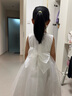 戴维贝拉（DAVE＆BELLA）童装女童连衣裙儿童裙子夏装女洛丽塔公主裙女孩宝宝礼服 白色 120 cm（建议身高110-120cm） 实拍图