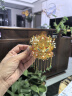 拼酷花轿3D立体金属拼图凤冠霞帔浪漫结婚礼物DIY手拼装模型十里红妆 金翅鸟冠+含支架+玻璃罩+工具 实拍图