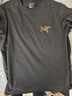 ARC'TERYX始祖鸟 KRAGG COTTON LOGO SS 透气 男子 棉质短袖T恤 24K BLACK/黑色 XL 实拍图