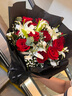 浪漫季节鲜花速递同城配送红玫瑰花束表白女友生日礼物结婚纪念日全国花店 11朵红玫瑰+6朵白百合-满天星 今日达-【可预约送花时间】 实拍图