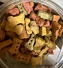 HELLOJOY狗零食饼干 宠物幼犬训导狗狗零食磨牙洁齿棒 牛肉味600克 实拍图