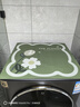 乐兰迪滚筒洗衣机盖垫冰箱盖垫防晒遮阳防水垫60*60cm 花好时 L1022 实拍图