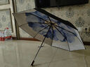 蕉下（beneunder）防紫外线遮阳伞三折双层黑胶晴雨伞防晒伞BM664蓝铃 实拍图