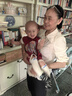 爱宝适婴儿连体衣夏款宝宝百天周岁满月新中式唐装礼服哈衣T170红色90cm 晒单实拍图