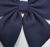 坤随 日系jk制服领结领花蝴蝶结工作服免打领结衬衫水手服配饰蝴蝶结 蝴蝶结领花藏青色1条15*15cm 实拍图