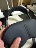 赫豹适用苹果新款airpods max保护套透明TPU软壳蓝牙耳机头戴式外壳耳罩硅胶横头梁保护壳保护罩 透黑外壳+黑色内壳+黑色悬梁 Apple AirPods Max 实拍图