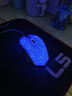 达尔优（dareu）牧马人EM915 有线rgb鼠标 笔记本电脑电竞游戏鼠标 吃鸡鼠标宏 多档dpi 白色裂纹 实拍图