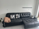 儒黛真皮沙发床法式电动伸缩功能黑糖云朵高档头层牛皮复古小客厅智能 2.95米金属-电动伸缩-可视面真皮 Ultra 细腻肤感半青皮（1.4-1.6mm） 实拍图