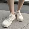 达芙妮运动凉鞋女薄款百搭小白鞋秋季女鞋2026新款厚底网面镂空老爹鞋 实拍图