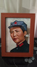 韶之红毛主席像装饰字画办公桌面摆台画像伟人恩来挂画挂像壁画励志家装 1961年在广州办公写字 8寸（23cm*18cm） 实拍图