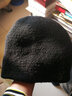 卡蒙（Kenmont）帽子保暖针织帽男韩版冬季欧美嘻哈头巾帽街头纯色毛线帽9128 黑色 58cm 实拍图