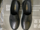 金利来（Goldlion）男鞋男士休闲鞋时尚商务舒适套脚休闲皮鞋G506310110AAB-黑-44码 实拍图