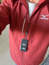 美津浓（MIZUNO）户外夹克男连帽梭织透气情侣锋衣加绒加厚加棉外套男上衣 实拍图