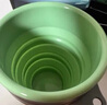 m square折叠杯子便携旅行硅胶杯食品级洗漱口露营户外野餐宝宝碗 复古绿 实拍图