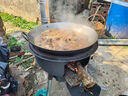 酷季新款一体柴火灶农村家用烧木柴户外便携柴火炉多功能无烟大锅台 特厚一体冲压柴火灶43cm 43cm+炉具配件+无炉圈 实拍图