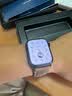 istrap适用苹果手表表带疯马牛皮Apple Watch Ultra4/3/2手表带S12/11/10/9/8/7/6/SE真皮表链iWatch男士 深棕色【黑色配件 44/45/46MM表盘【适用 实拍图