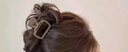 方形小号抓夹女2025新款发抓后脑勺盘发发夹半扎发卡鲨鱼夹子头饰 深咖色/镂空小方块约5.4cM 实拍图