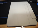 平板iPad11保护壳Air7新款磁吸双面夹mini67保护套air56适用超薄无边 奶油白-搭扣双面夹 ipad11(11寸) 实拍图