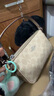 蔻驰（COACH）女包Nolita19麻将包拉链开合奢侈品手提包单肩腋下包【正品保证】 卡其拼棕 实拍图
