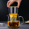 绿昌明 茶杯玻璃杯水杯茶水分离杯泡茶杯子加厚耐高温办公茶杯套装耐热 鹰嘴单杯650ml 实拍图