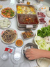 美的（Midea）电火锅火锅专用锅多功能一体电锅多功能锅料理锅鸳鸯锅烤肉锅0氟钛陶电煮锅HGS352866S 实拍图