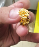 赛菲尔黄金耳饰足金999.9芙蓉耳环花朵耳钉 一对耳饰 约3.25克 实拍图