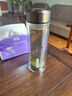 炊大皇玻璃杯茶水分离耐高温防爆泡茶杯大容量茶杯枪灰320ml 实拍图