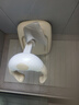 马博士站立洗澡神器婴儿洗澡辅助器宝宝站立洗澡架可调节环抱式 卡其色 实拍图