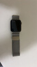 ESCASE适用苹果手表表带 iwatch SE3米兰尼斯磁吸搭扣表带支持Apple Watch11/SE2/9/8 41/40/38mm银色 实拍图