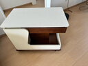 和暄可移动茶几小推车家用小户型岩板边柜客厅升降带轮多功能沙发边几 致语-升降折叠款【胡加白】 实拍图