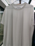美特斯邦威男女同款t恤2025夏季新款基础简约百搭舒适短袖T恤上衣 雪白色 2XL 185 /104B 实拍图