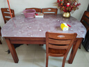 上林春天实木餐桌 可伸缩折叠实木餐桌椅组合餐桌餐椅圆形饭桌子餐厅家具 实拍图